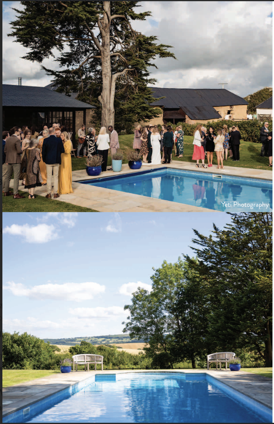 Outdoor pool and grounds
